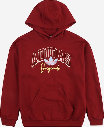 ADIDAS ORIGINALS Sweatshirt 'Coliate Graphic' in Rot: predná strana