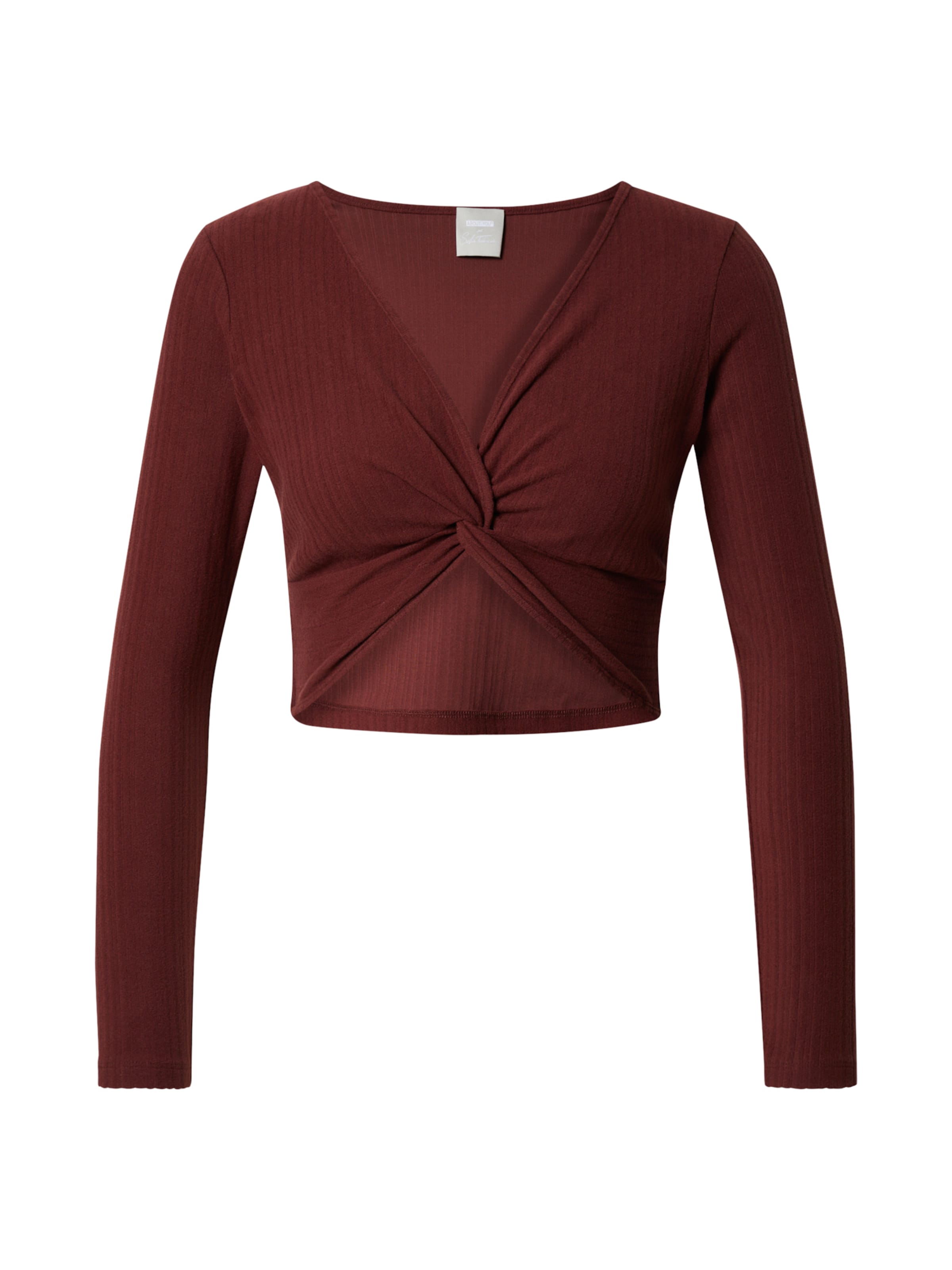 ABOUT YOU x Sofia Tsakiridou - Camiseta 'Hanne' en marrón: frente