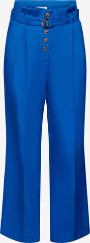 Regular Pantalon à pince ESPRIT en bleu : devant