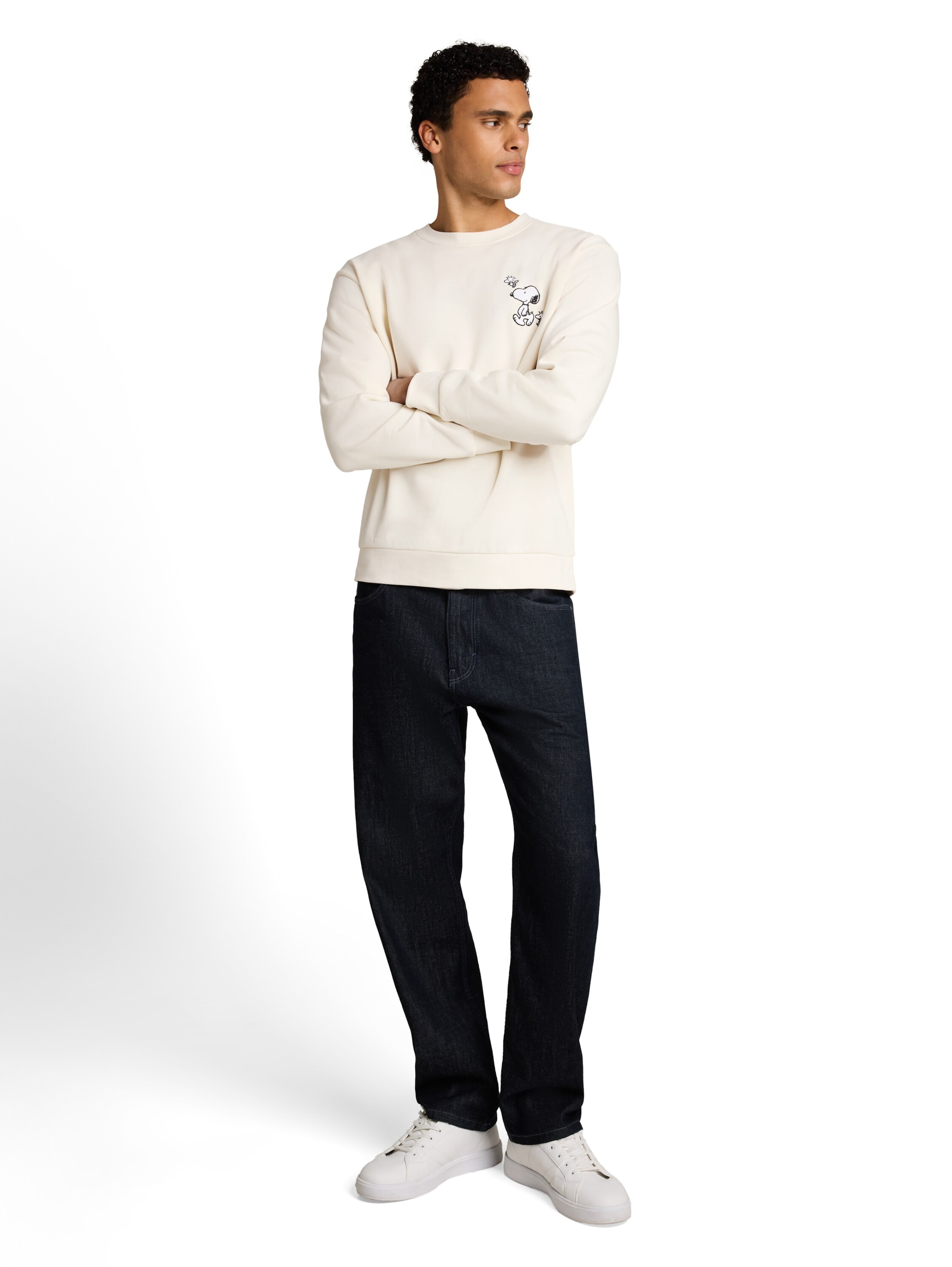 TOM TAILOR DENIM Tréning póló - fehér