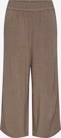 PIECES Loose fit Pants 'Vinsty' in Brown: front