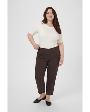 KAFFE CURVE Regular Hose in Braun