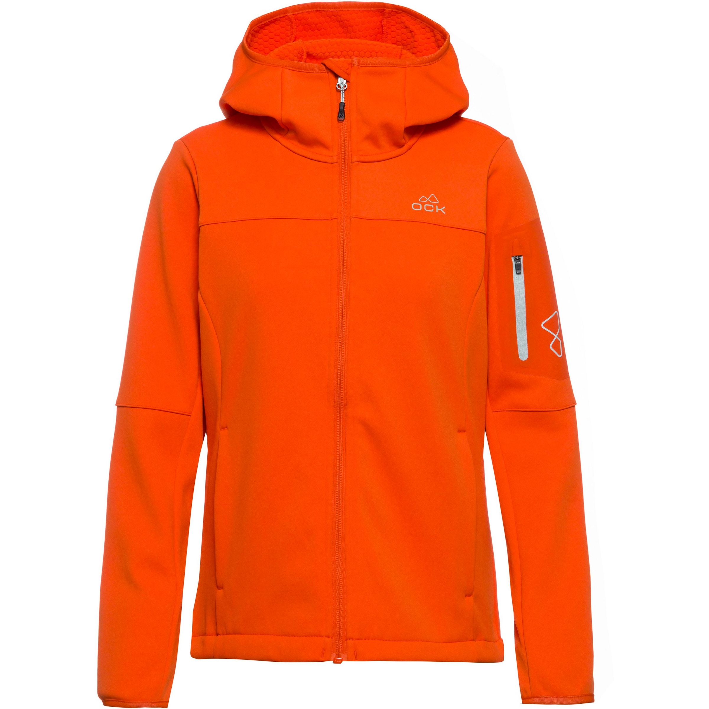 OCK Funktionsfleecejacke in Orange: Vorderseite