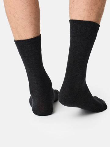 Nur Der Socken 'Komfort' in Grau