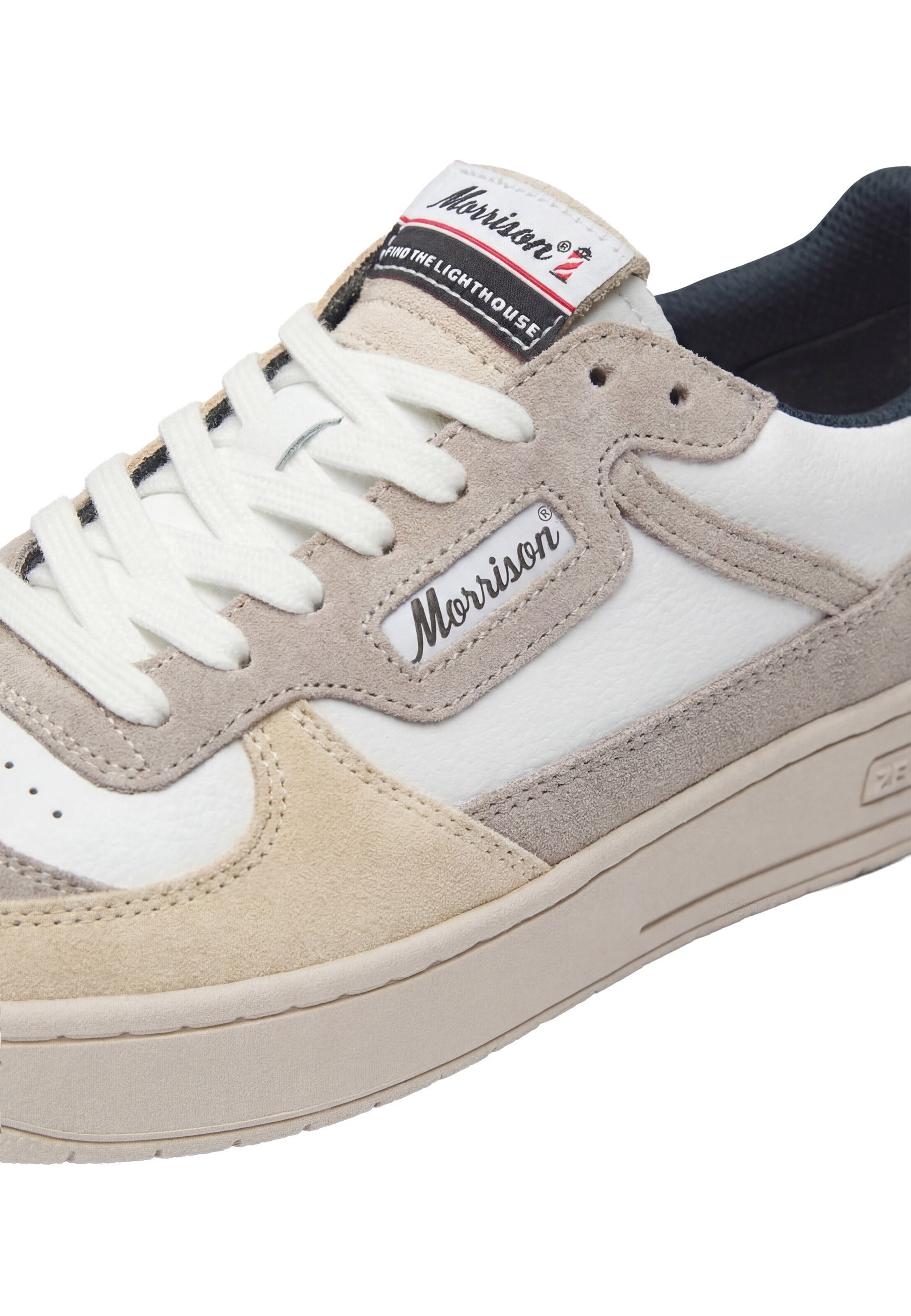 Baskets basses 'Zeta' Morrison en beige