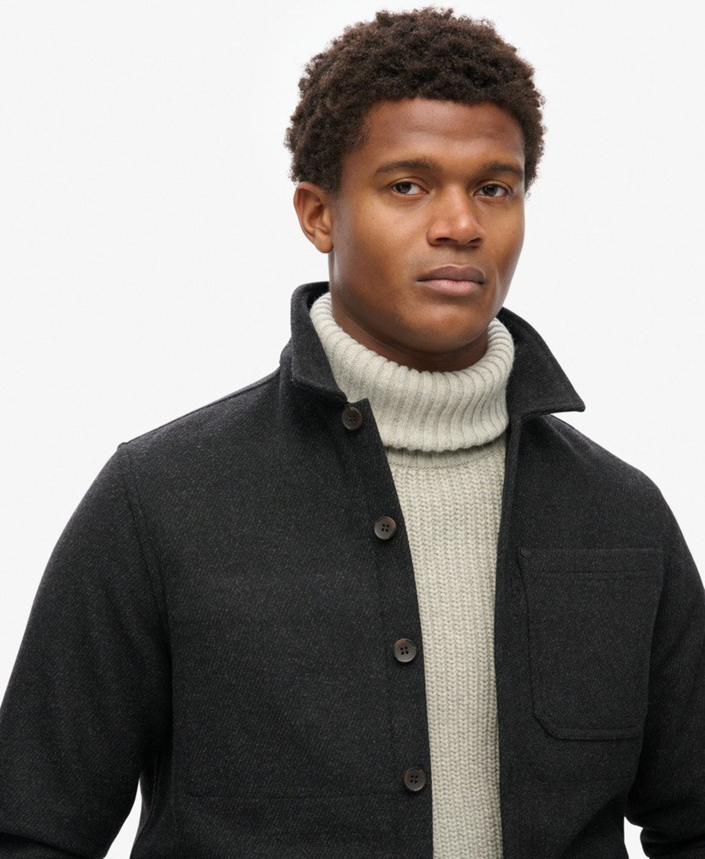 Superdry Übergangsjacke in Schwarz