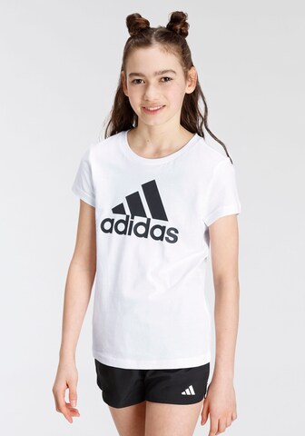 ADIDAS SPORTSWEAR Funktionstopp 'Essentials Big Logo ' i vit: framsida