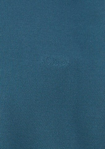 s.Oliver Men Big Sizes Poloshirt in Blau: Vorderseite