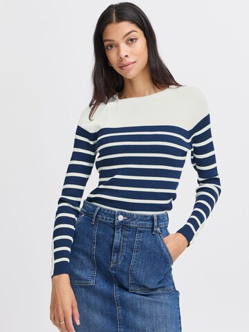 Pull-over ' BYMMMORLA SLIM RAGLAN' b.young en blanc