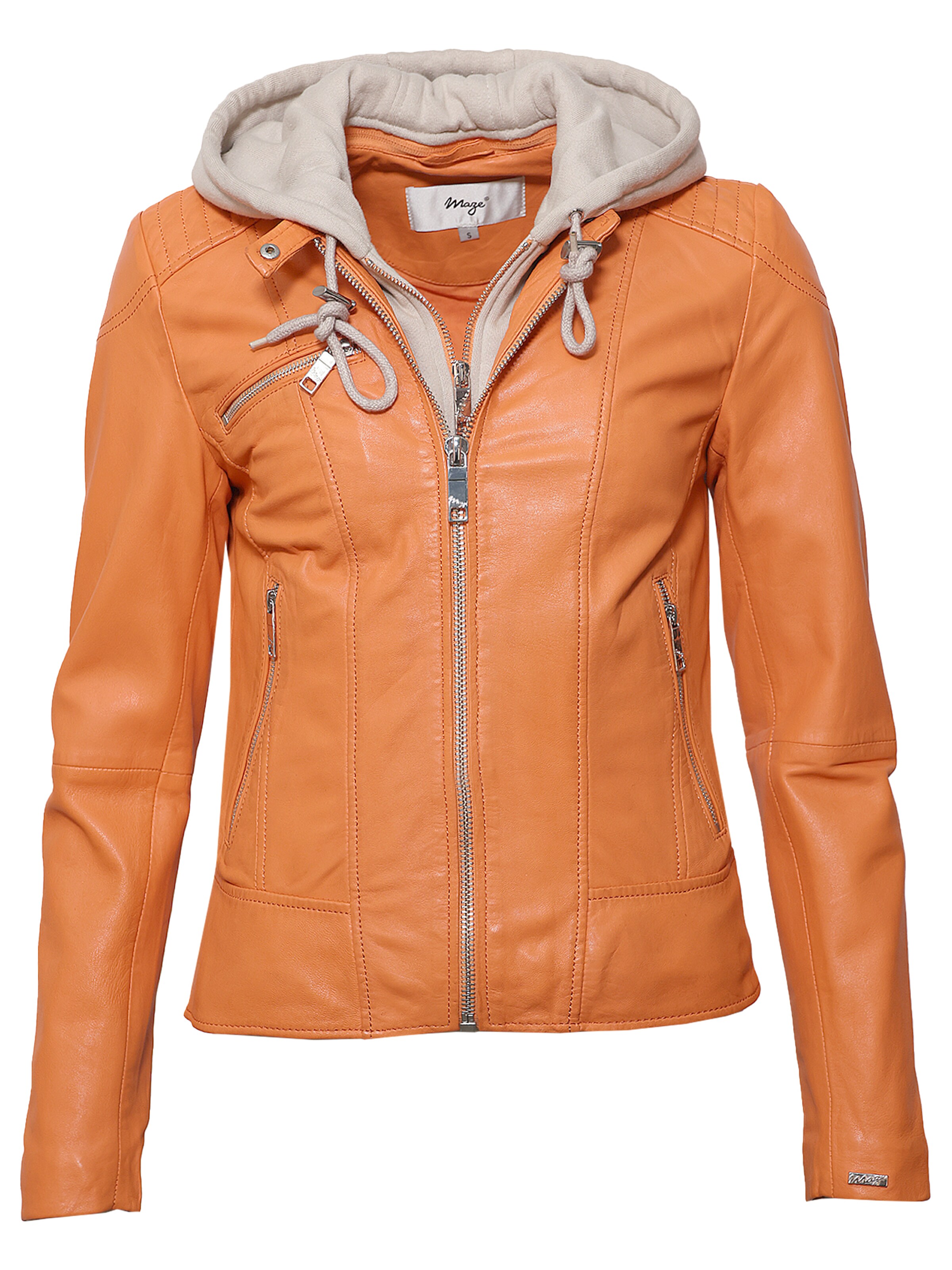 Maze Between-Season Jacket in Orange: front