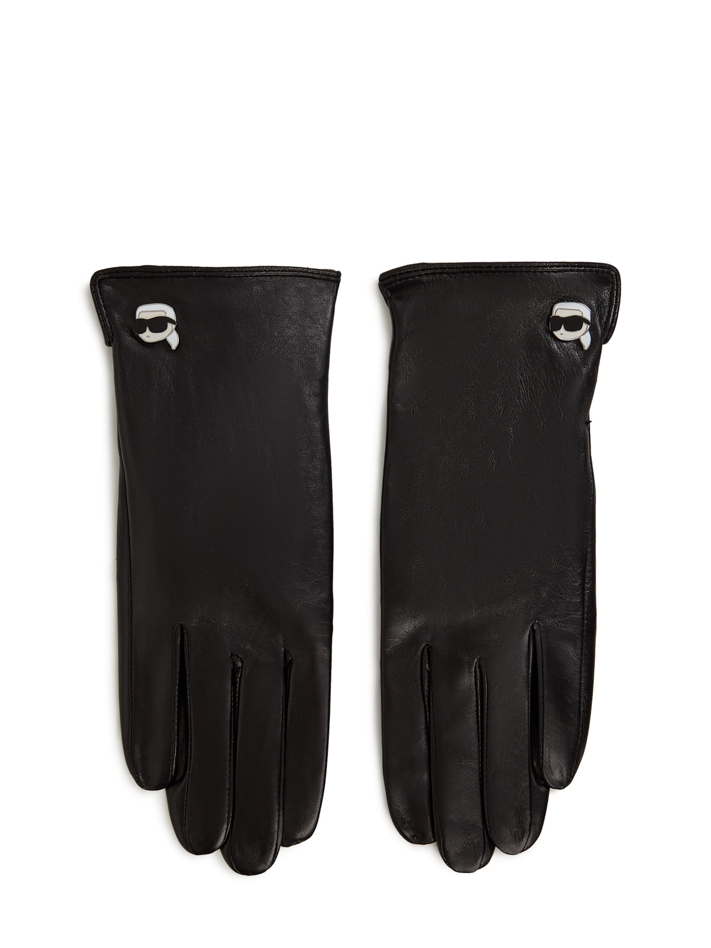 Karl Lagerfeld Kesztyű - fekete: elől