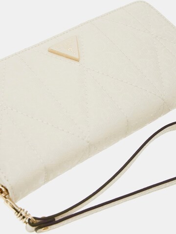 Porte-monnaies 'Aldina' GUESS en blanc
