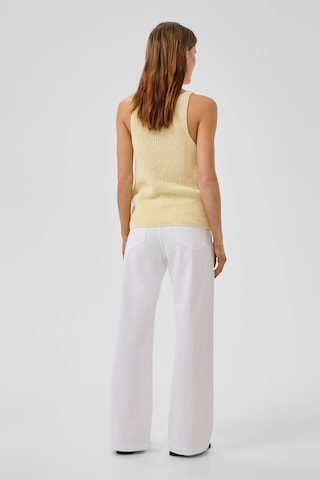 Wide Leg Jean 'Louis' My Essential Wardrobe en blanc