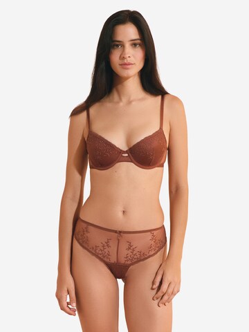 Classico Reggiseno 'Amazone' di ETAM in marrone: frontale