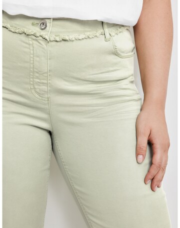 SAMOON Slimfit Jeans 'Betty' in Groen