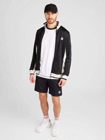 FILA Sportsweatjacke 'Björn' in Schwarz