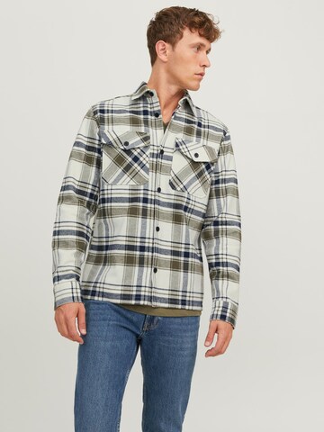 JACK & JONES Regular Fit Skjorte 'Roy' i hvid: forside