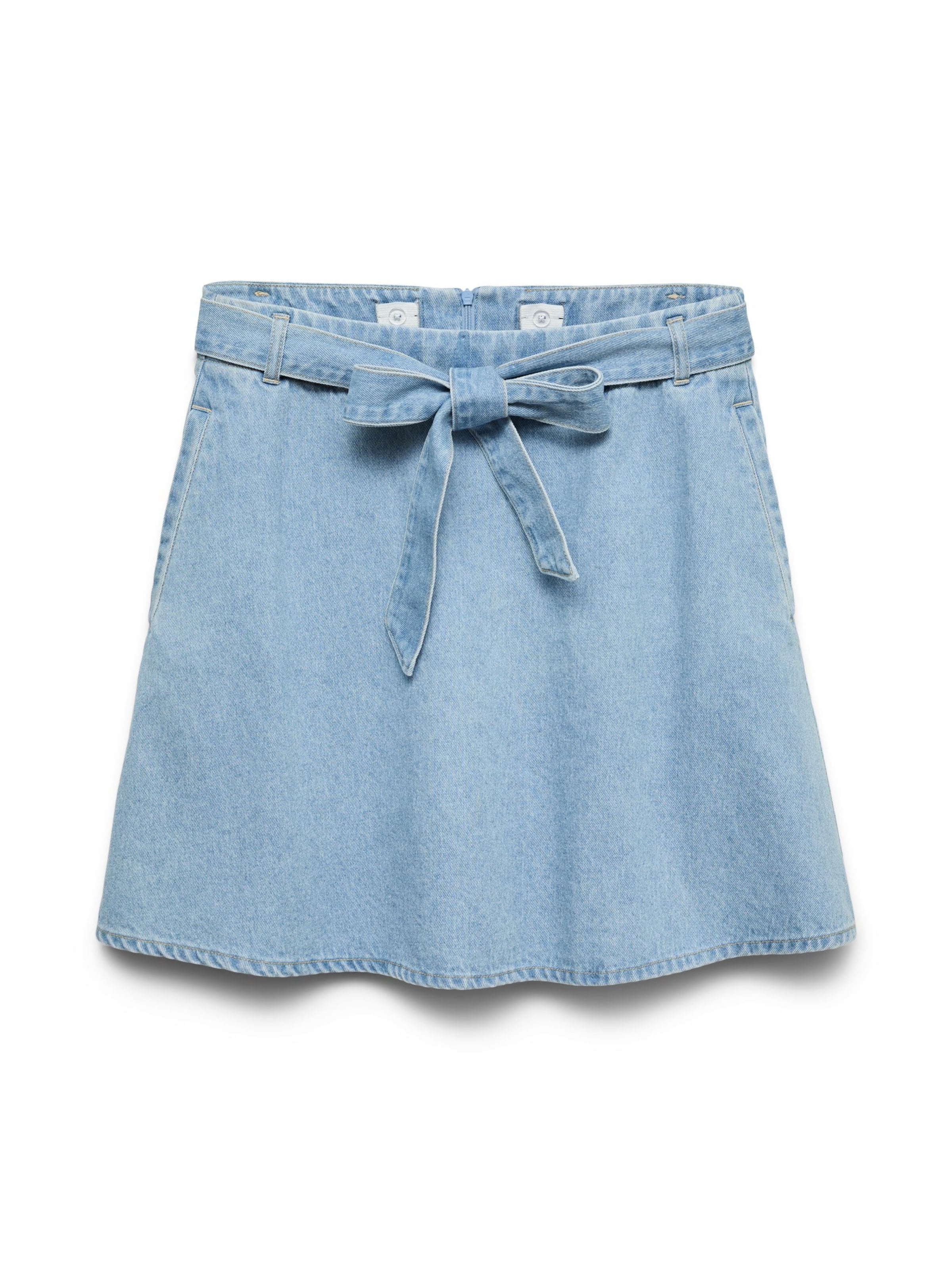 VERO MODA Jupe en bleu denim, Vue avec produit