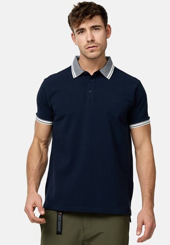 T-Shirt 'Jamie' INDICODE JEANS en bleu : devant