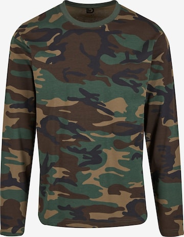 T-Shirt Brandit en vert : devant