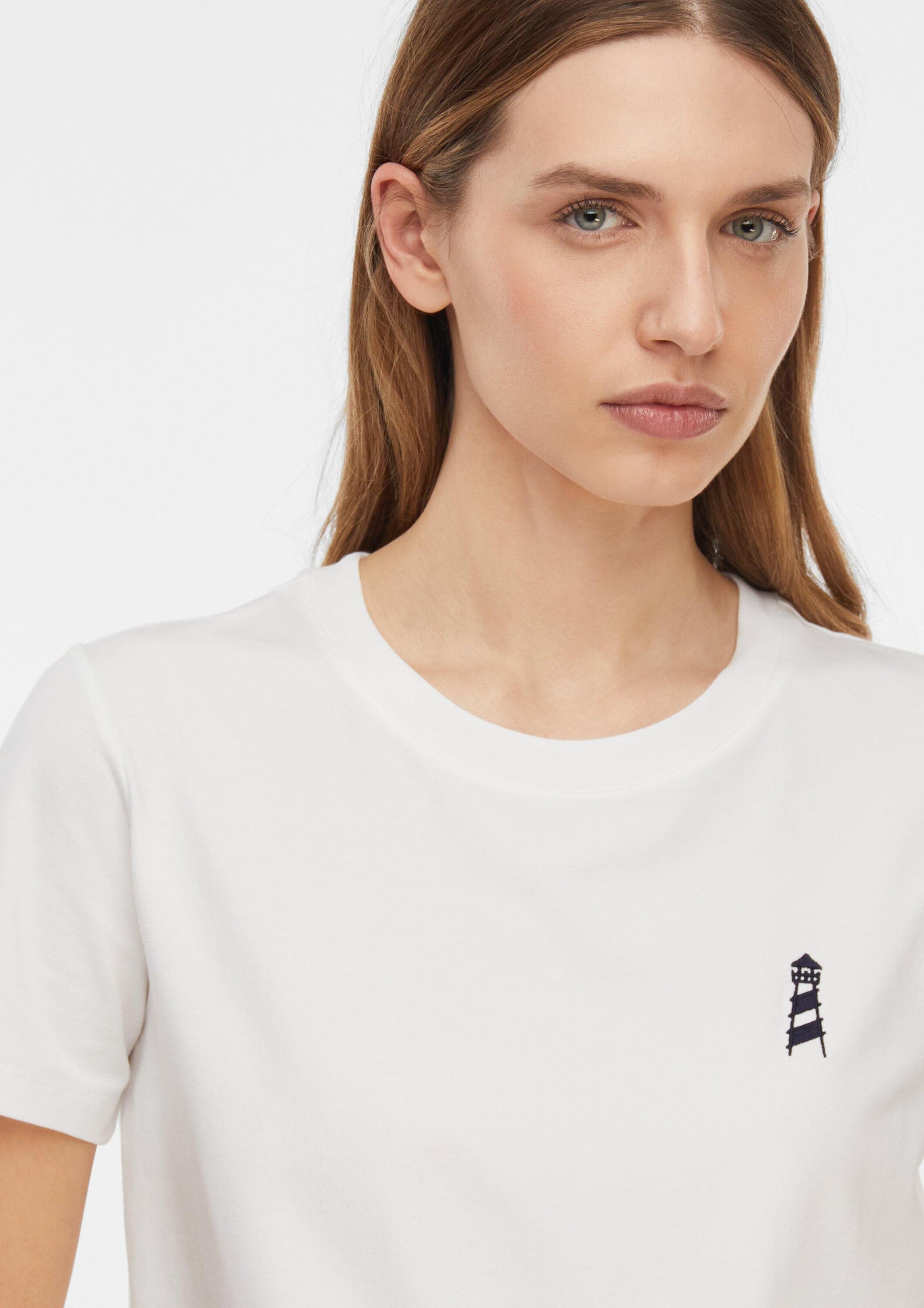 T-shirt COMMA en blanc
