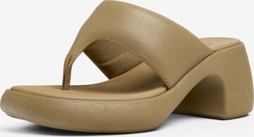 CAMPER Teenslipper ' Thelma ' in Bruin: voorkant