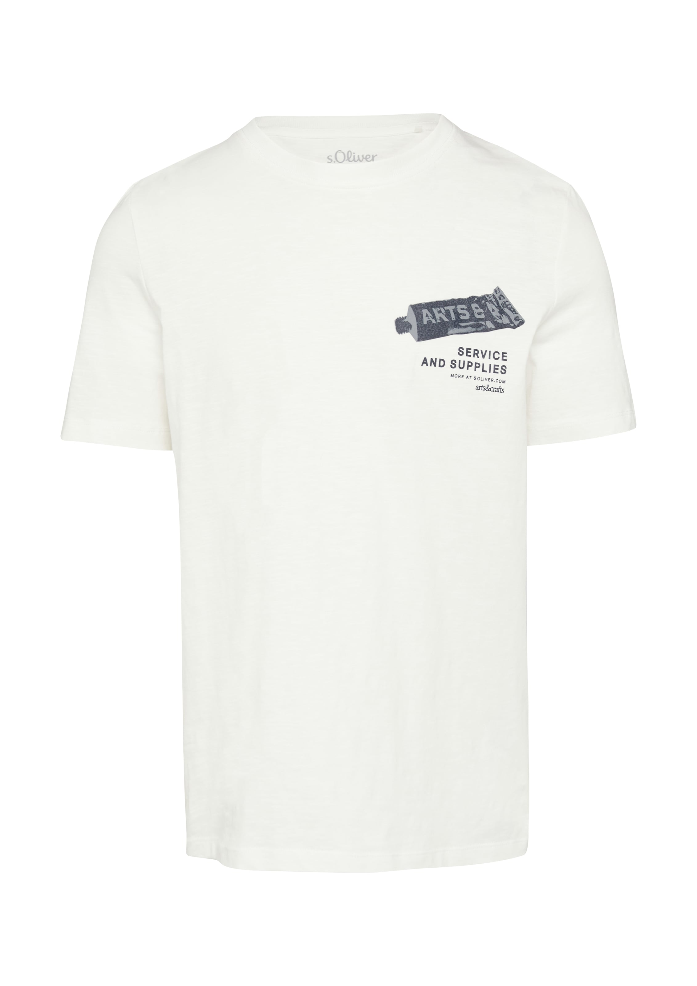 T-Shirt s.Oliver en blanc : devant