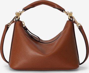 Sacs à main Lauren Ralph Lauren en marron : devant