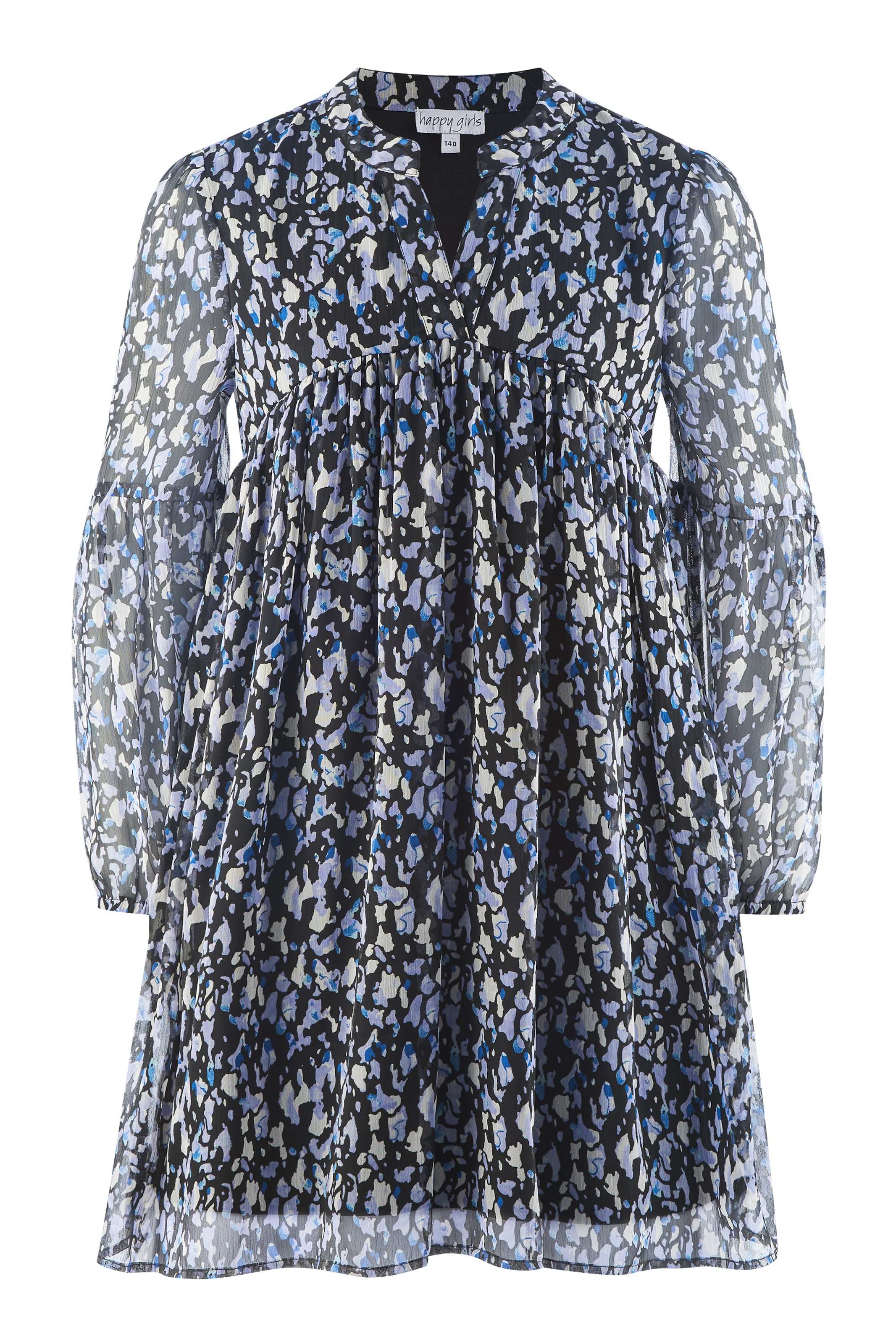 happy girlsHaljina - crna boja: prednji dio