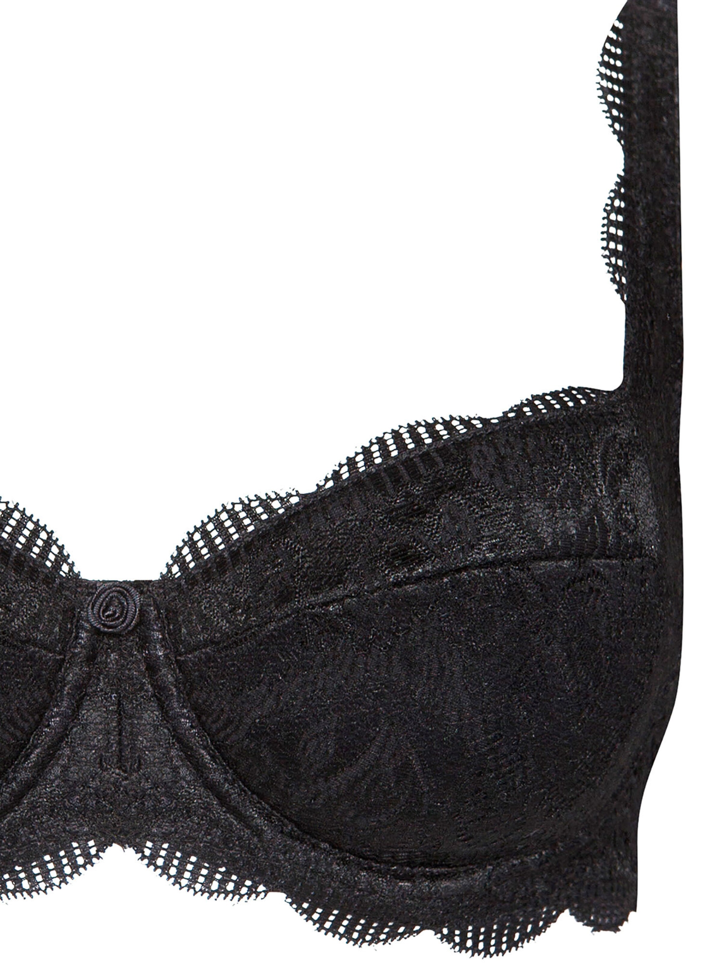 SUSA Push-up Bra 'Wiesn-Zauber' in Black