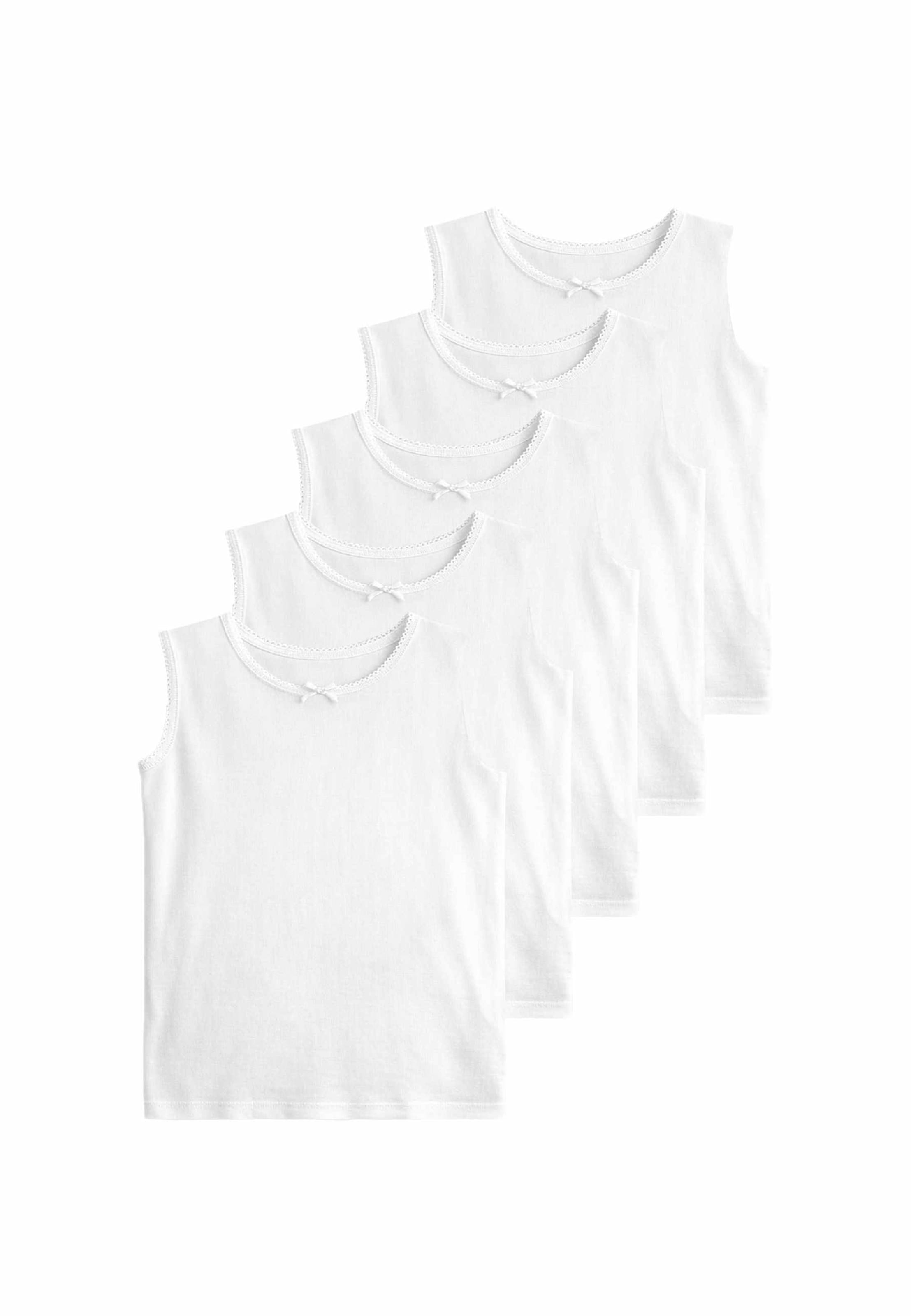 Maillot de corps Marks & Spencer en blanc : devant