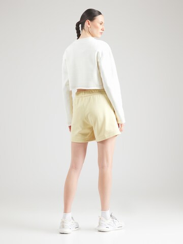 ADIDAS SPORTSWEAR Loosefit Sportovní kalhoty 'Essentials' – žlutá