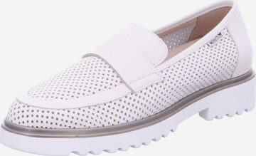 MEPHISTO Classic Flats in White: front