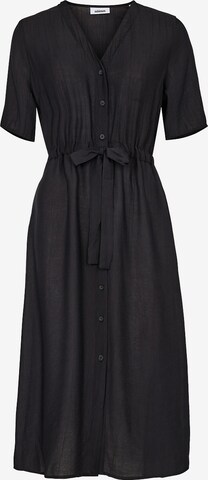 Robe 'Biola' minimum en noir : devant