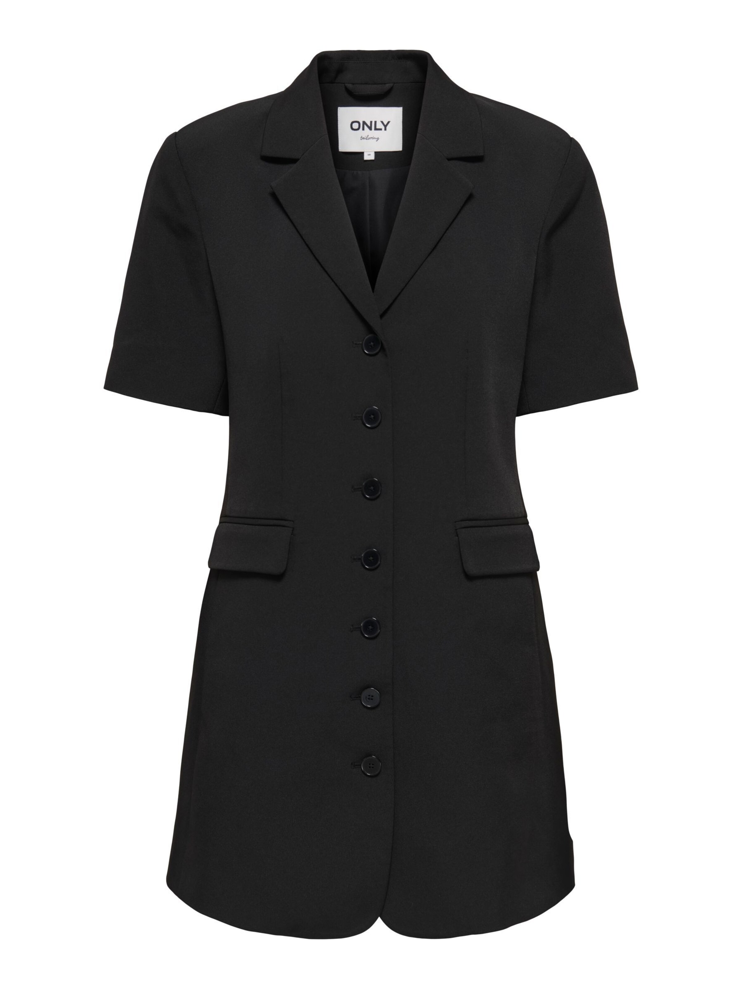 ONLY Blusenkleid 'ALVINA' in Schwarz: Vorderseite