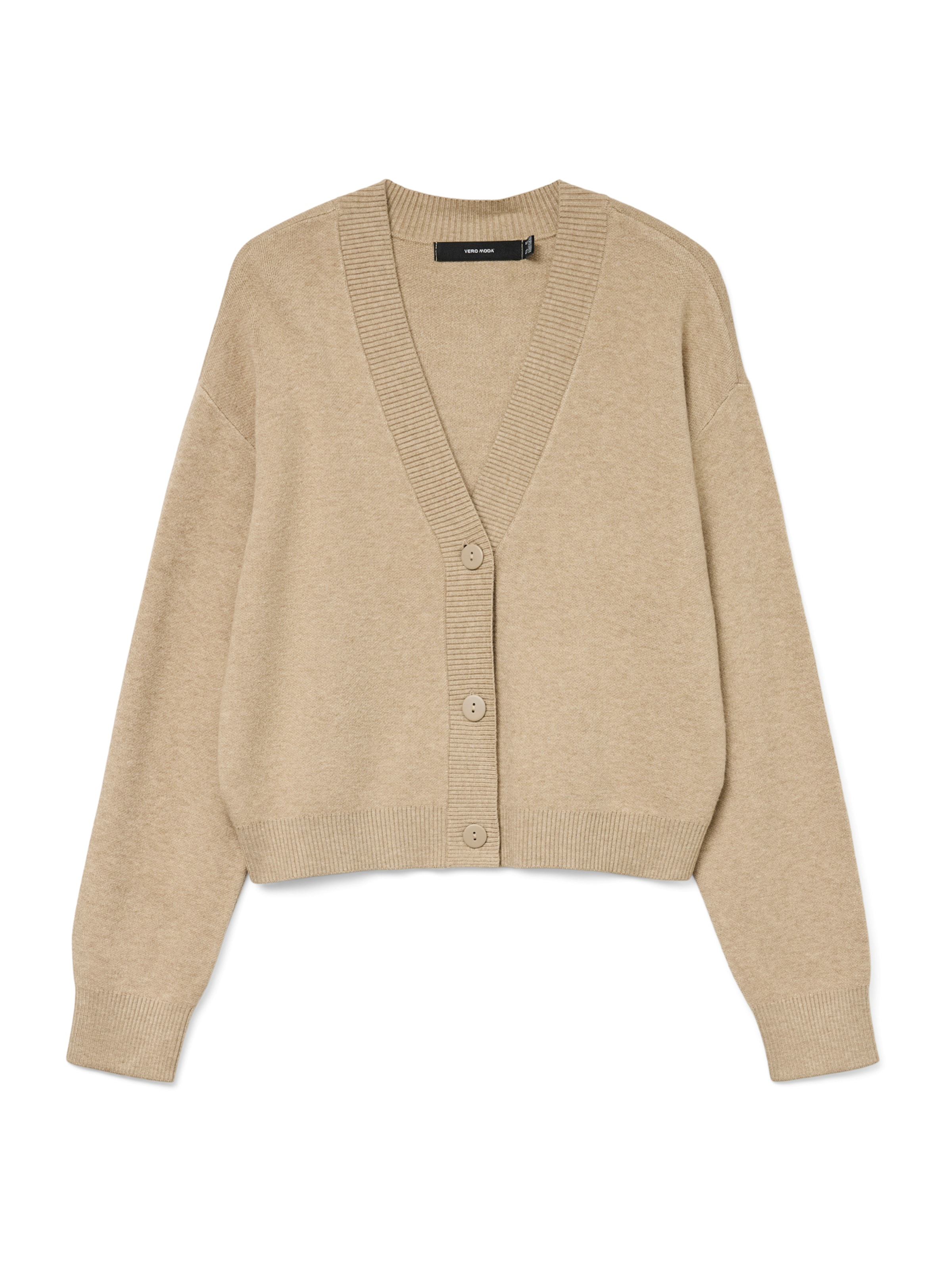 VERO MODA Knit Cardigan 'VMGOLD ART' in Sand, Item view
