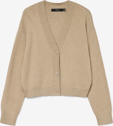 Cardigan 'VMGOLD ART' VERO MODA en beige : devant