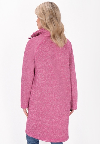 Schmuddelwedda Fleece jas in Roze