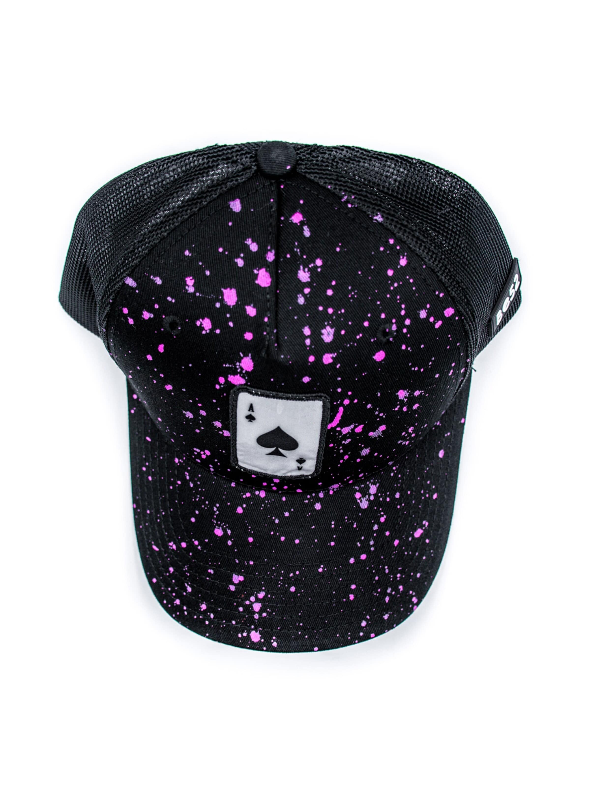 Be52 Cap 'Ace splash premium'‌‌‌‌ in Schwarz