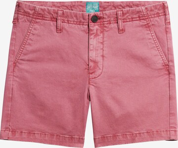 Superdry Chino Pants 'CLASSIC' in Pink: front