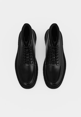 Karl Lagerfeld Boots med snörning i svart