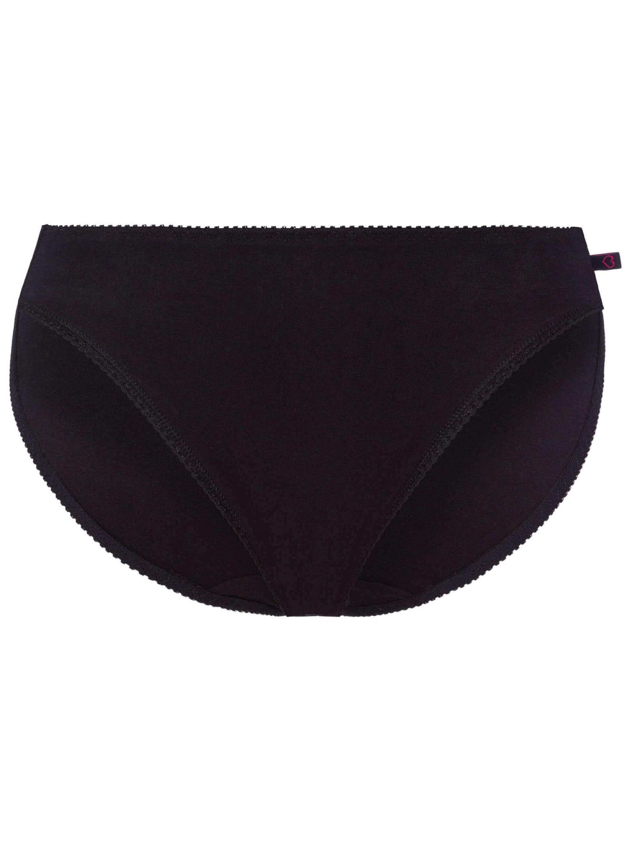 BeeDees Panty 'Taillenslip Rock'n'Roll Tai aus Baumwolle' in Black: front