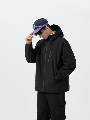 YOUTHUP Winter Jacket 'Lässig' in Black