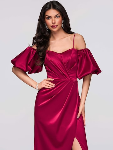Ombre Evening dress in Red