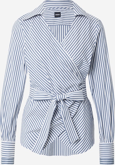 Palaidinė 'Bekania' iš BOSS, spalva – safyro / balta, Prekių apžvalga