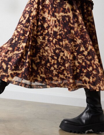 Whistles Dress in Brown: side