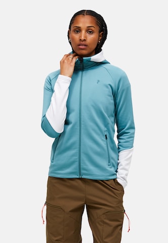 Veste de sport PEAK PERFORMANCE en vert : devant