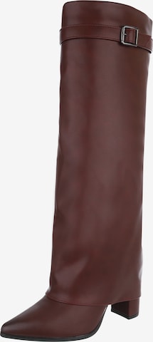 Ital-Design Boots in Red: front