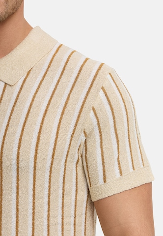 Coupe regular Chemise 'INKaziz' INDICODE JEANS en beige