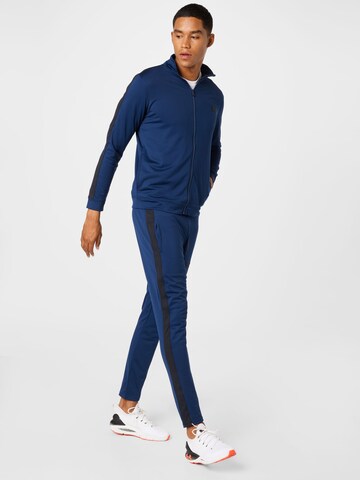 UNDER ARMOUR Regular Trainingspak 'Emea' in Blauw: voorkant